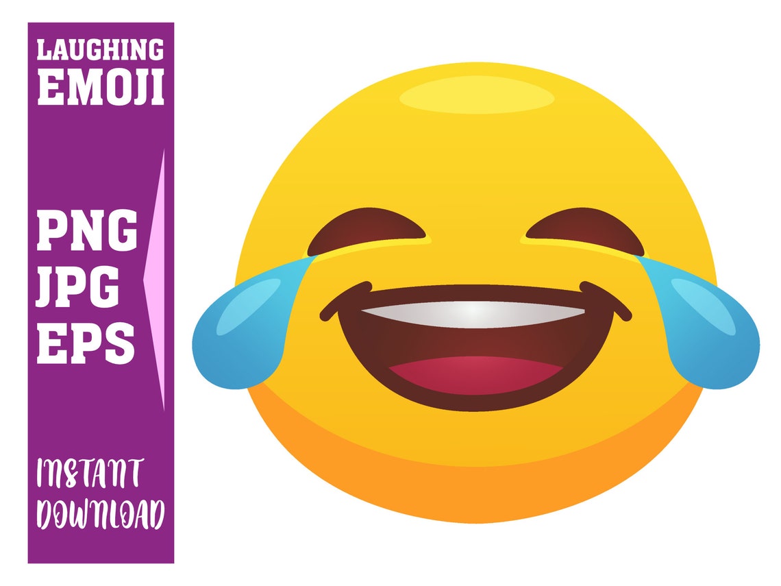 Laughing Smiley Face Svg Laughing Emoji Face Svg Happy Face Svg Emoji