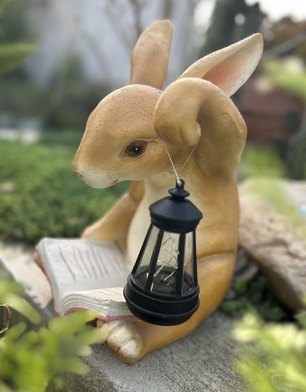 Bunny Solar Light Etsy UK