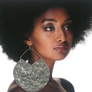 Hand Hammered Silver Hoop Earrings: Bold Statement Jewelry