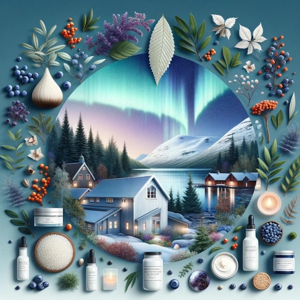 Scandinavian Skincare Traditional Recipe Cards, Nordic Gifts, Scandinavian Gifts,