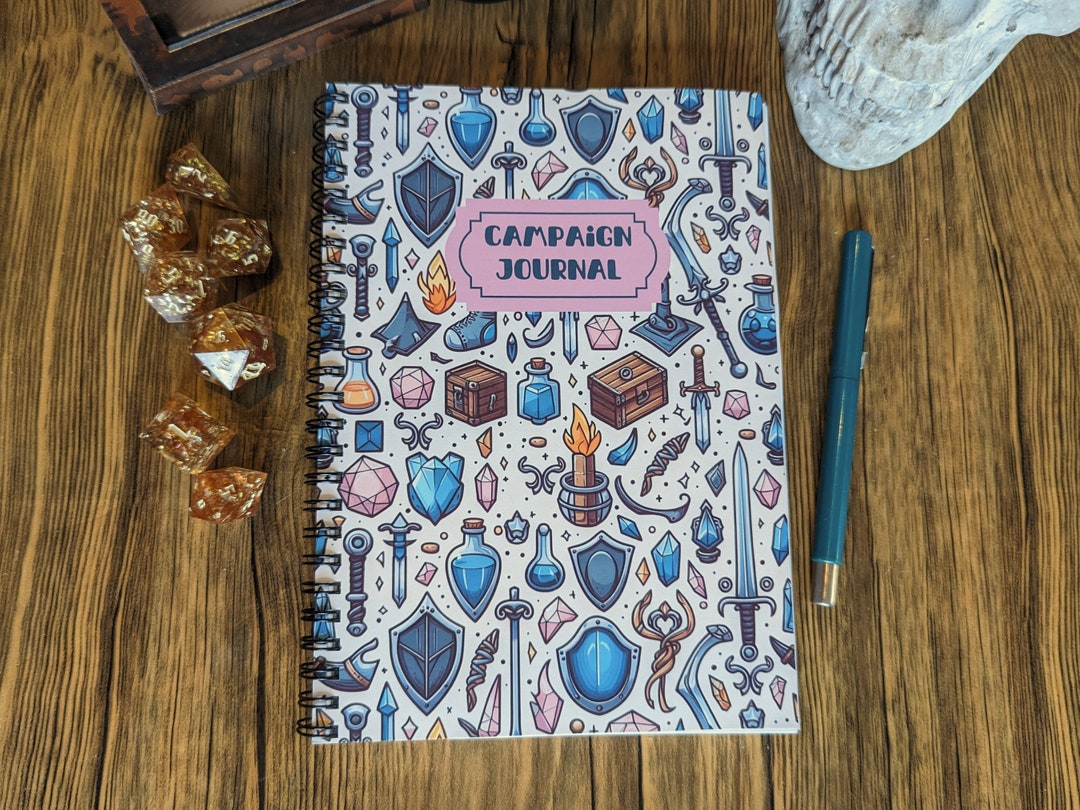 Deluxe Dungeons and Dragons Campaign Journal Dnd Notebook D&D Campaign