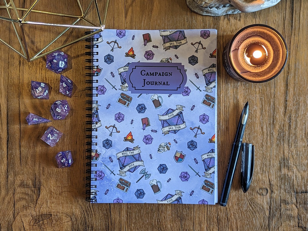Deluxe Dungeons and Dragons Campaign Journal Dnd Notebook D&D Campaign