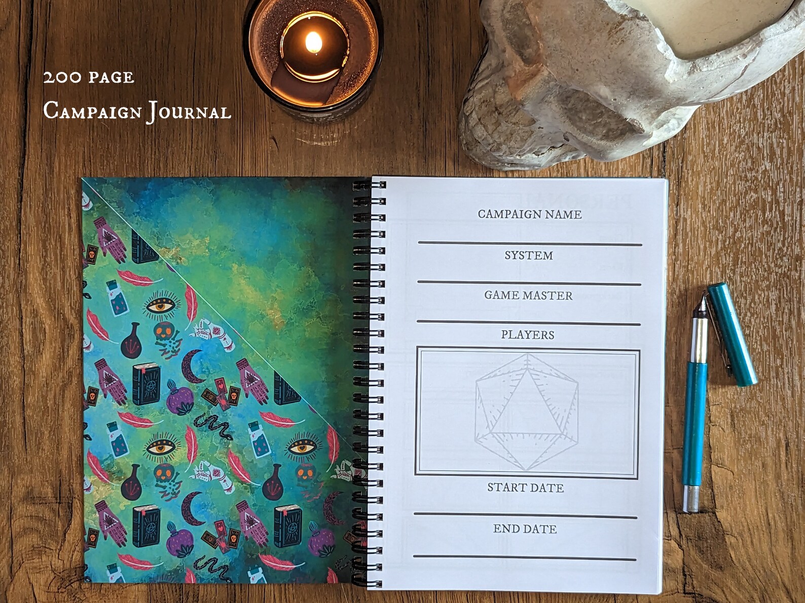 Deluxe Dungeons and Dragons Campaign Journal Dnd Notebook D&D Etsy