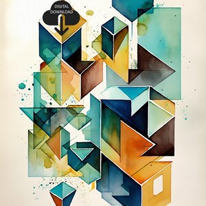 Abstract Geometry Art