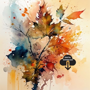 Abstract Autumn Art