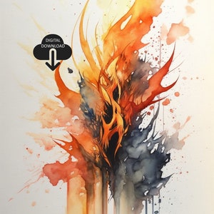 Abstract Fire Art