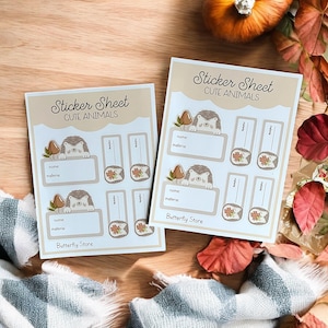 Set 2 Sticker Sheets Back To School/Set Stickers Scuola/Etichette Scuola/Journaling Stickers/Bujo/Etichette Adesive/Musini/Stickers Scuola