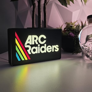ARC RAIDERS - LED Light Box  | Gamer Room Decor | Varying Sizes | Bright!