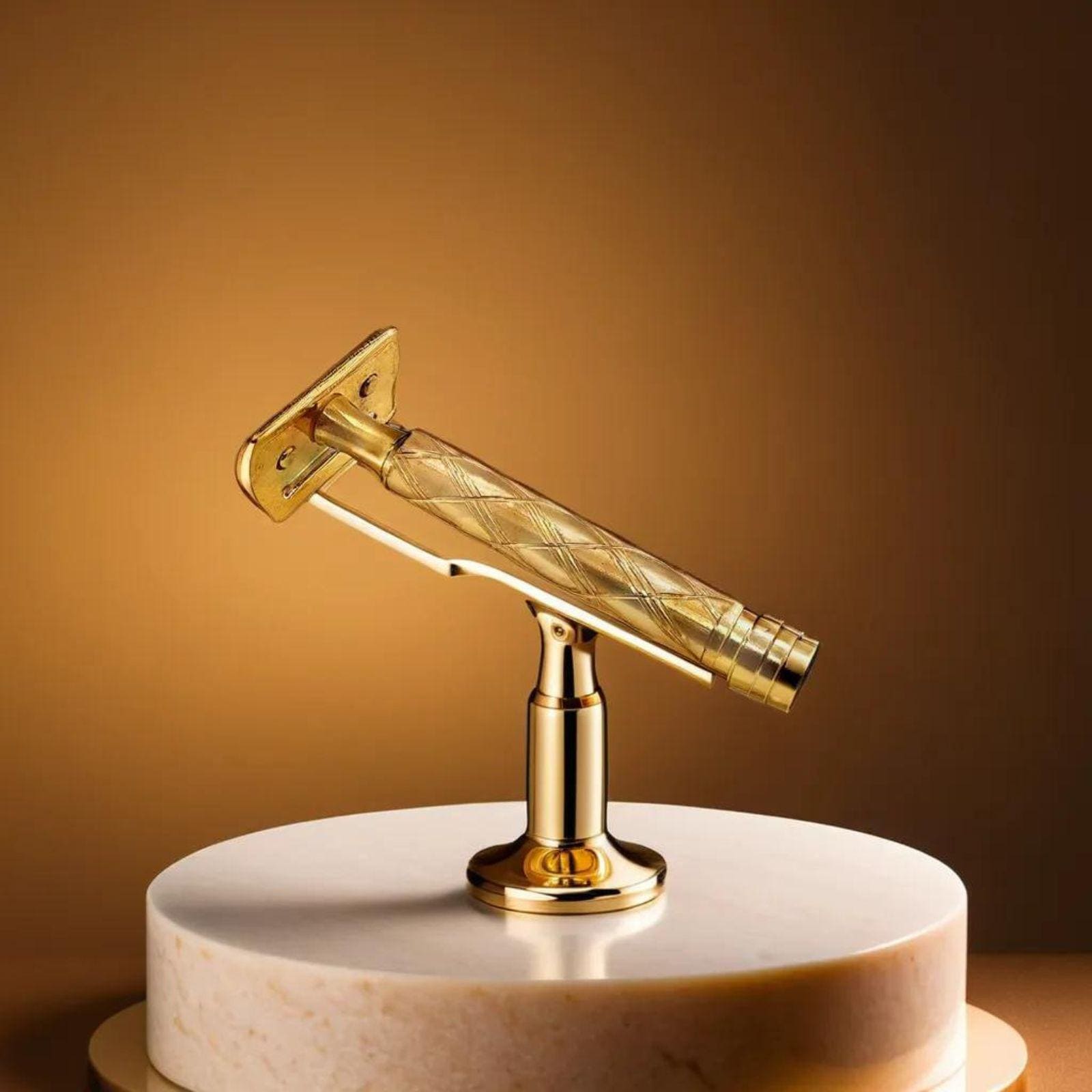 Indian Pure Brass Handcrafted Men Shaving Razor Double Edge Safety
