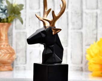 Deer Face Vastu Feng Shui Table Office Home Decor Statue Sculpture