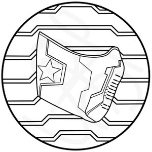 The Winter Soldier - Colouring Page