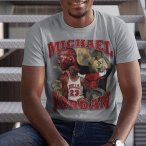 Michael Jordan 90's Vintage T-shirt, Jordan T-shirt, Michael Jordan Tee, Air Jordan Shirt, Basketbal Tee