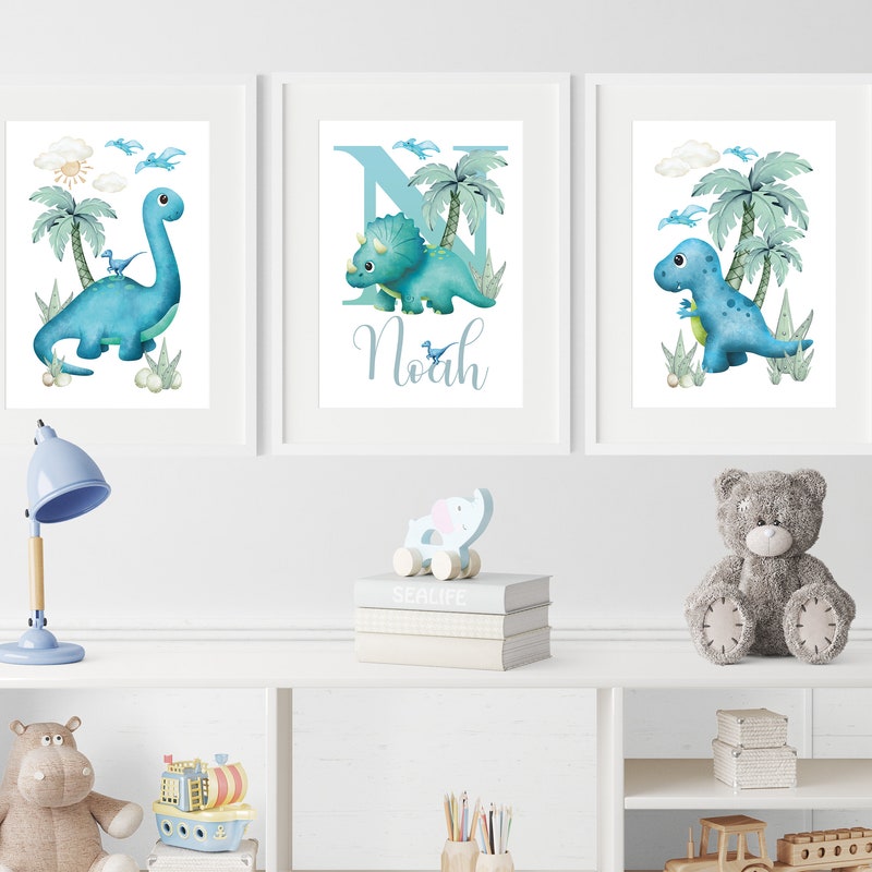 Dinosaur Nursery Prints - Etsy