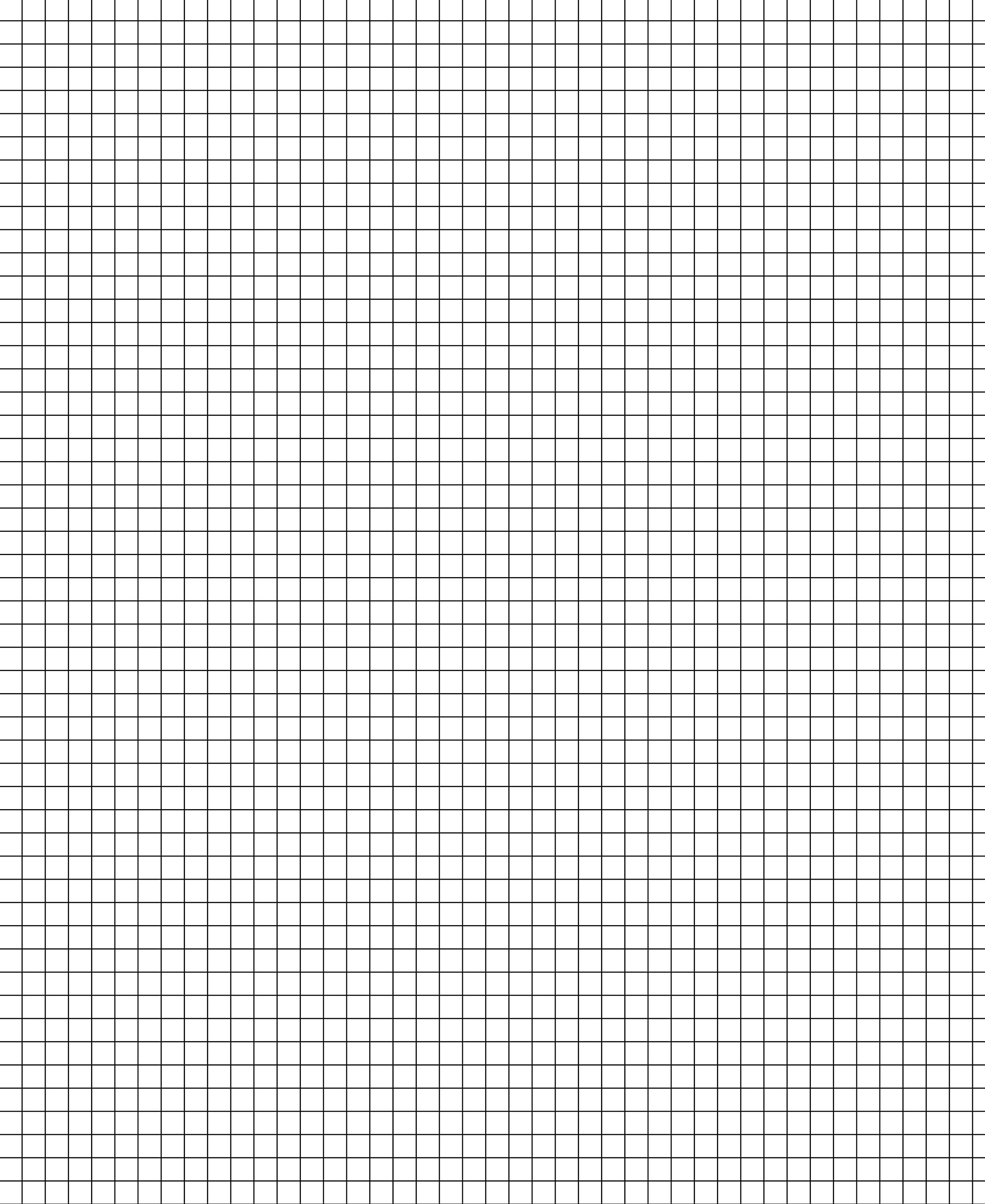 Graph Paper Quad Ruled 4 Grid Size 1/5 Inch, 1/4 Inch 1/3 Inch, 1/2 ...
