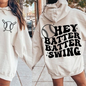 Hey Batter Batter Swing Svg - Baseball svg - Retro baseball svg - Baseball png - Summer retro svg - Baseball mom svg - Groovy svg - Png