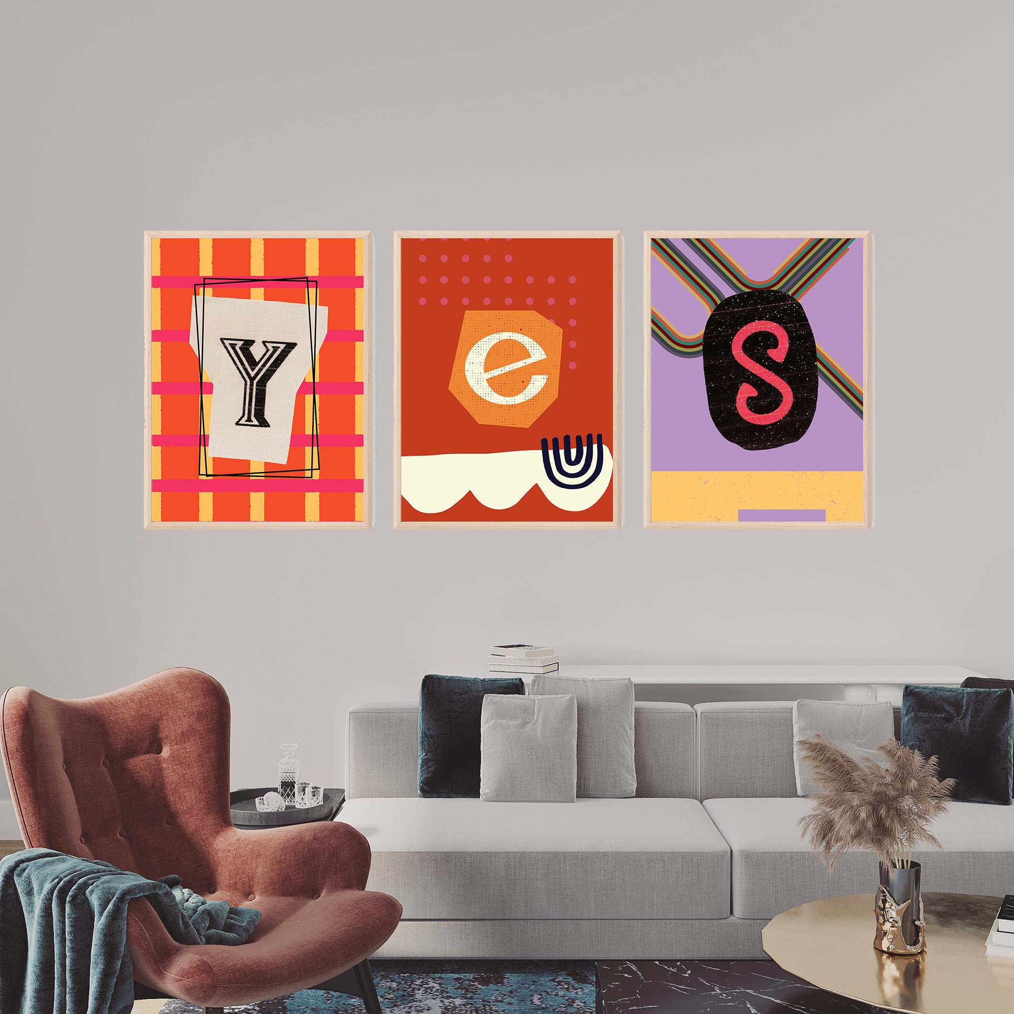 Letter E INSTANT Digital Download Wall Art Printable Poster - Etsy