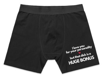 Valentines day gifts for him, boyfriend gifts, gifts for men, gift for husband, funny gifts for him, Funny Men Boxer, Anniversary Gift