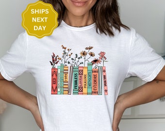 Albums As Books tshirt, Trendy Aesthetic For Book Lovers, Gift for music Lovers, Concert Shirt, Taylor Tshirt Gift, Music Albums Eras Tee