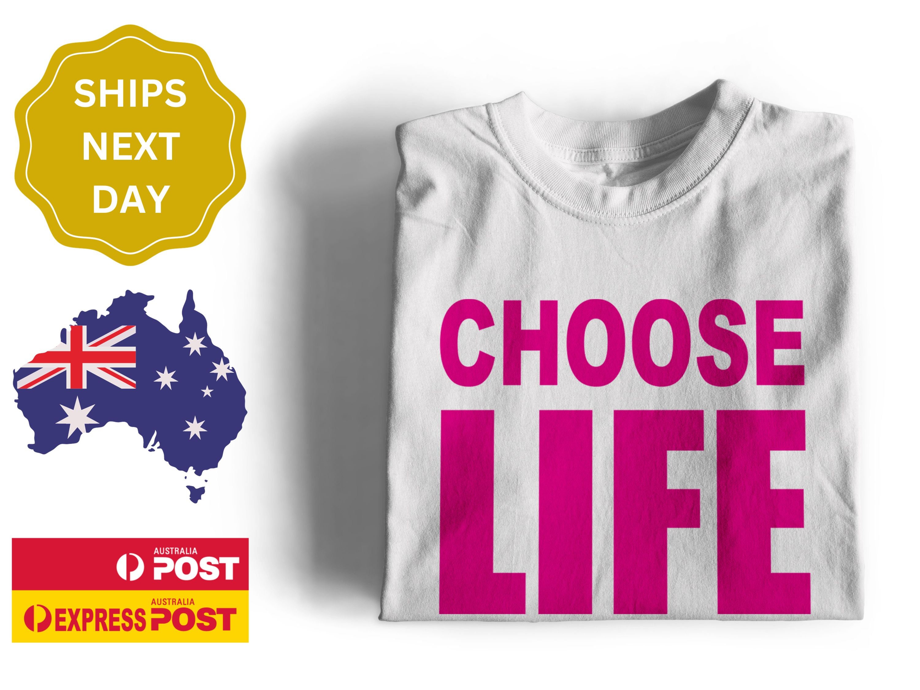 80's Choose Life T-Shirt 80's Choose Life T-Shirt
