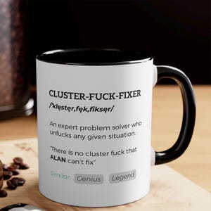 Cluster fuck fixer Mug, Gift For My Boss, Shitshow mug, Team Manager Gift, Supervisor Christmas Gift, Director Gift, Boss Thank You Gift