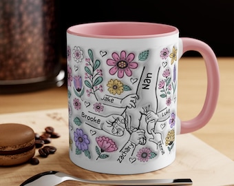 Nan Mug, personalised Nan gift- mothers day gift for Nan, new Nan gift, Birthday gifts for Nan, Christmas Gift for Nan From Grandkids 00352