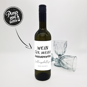Weinetikett | selbstklebend | Geschenk | Geburtstag | Flaschenetikett | selbstklebend | Geschenk für Familie, Freunde, Kollegen und Nachbarn