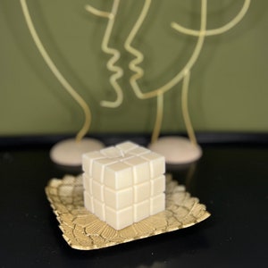 Cube Candle • Cube • Cube candle • Soy wax candles • Table decoration • Gift idea • Decoration • Candles • Vegan