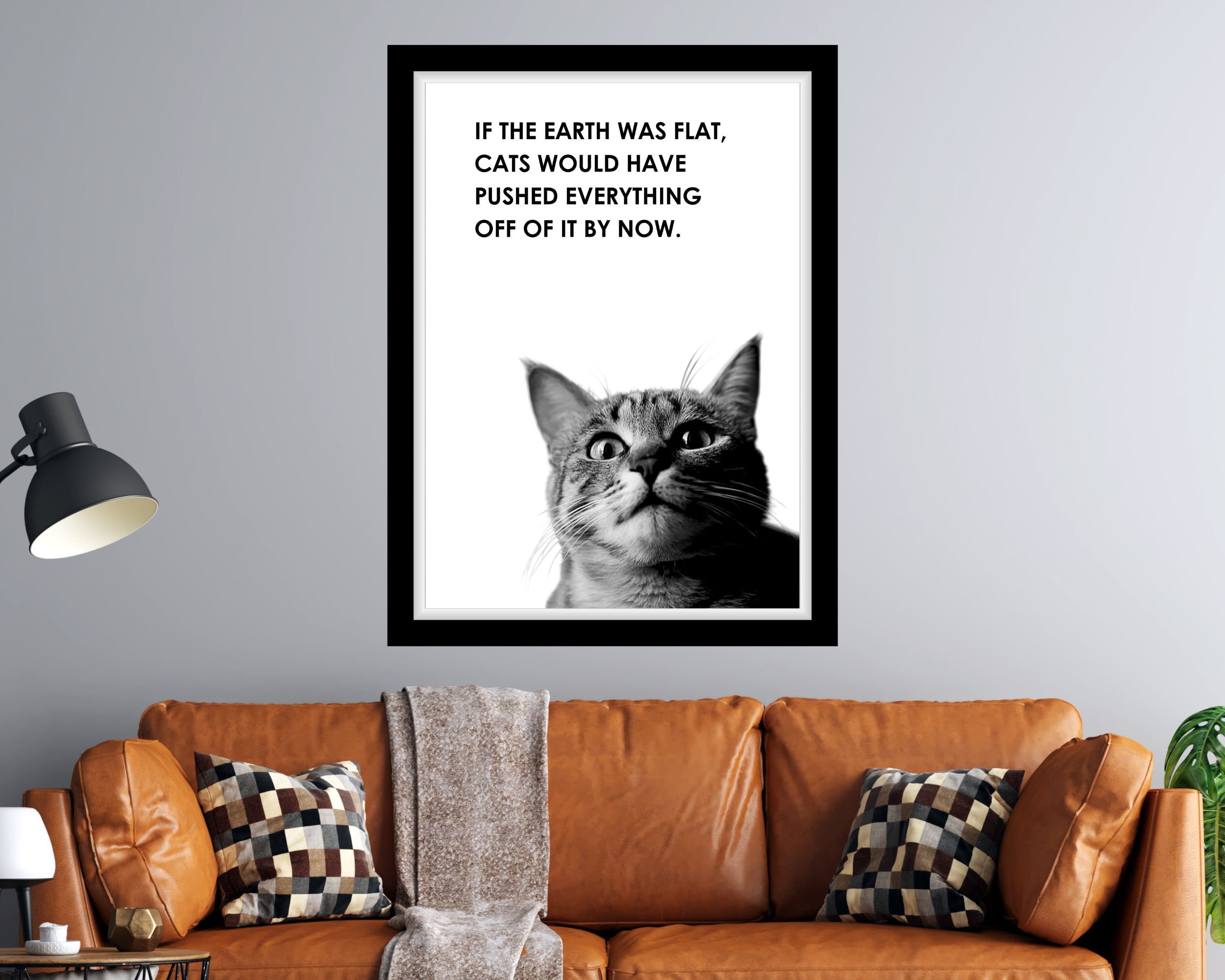 Funny Cat Quote Printable Wall Art Funny Vet Quote Clinic Wall Art ...