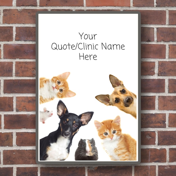 Veterinary Office Decor Printable Wall Art Vet Office Wall Art Personalized Quote Vet Wall Art Vet Clinic Decor Personalized Vet Med Print