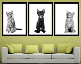 Funny Kitten Printable Wall Art Kitten And Cat Vet Clinic Decor Funny Veterinarian Office Wall Art Cat Veterinary Clinic Decor Vet Med Art
