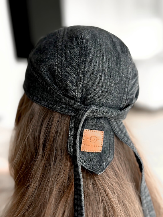 Bandana En Toile De Jean – Serre-Tête En Coton Pour Homme Et Femme | Taille Adulte, Style Décontracté - 14