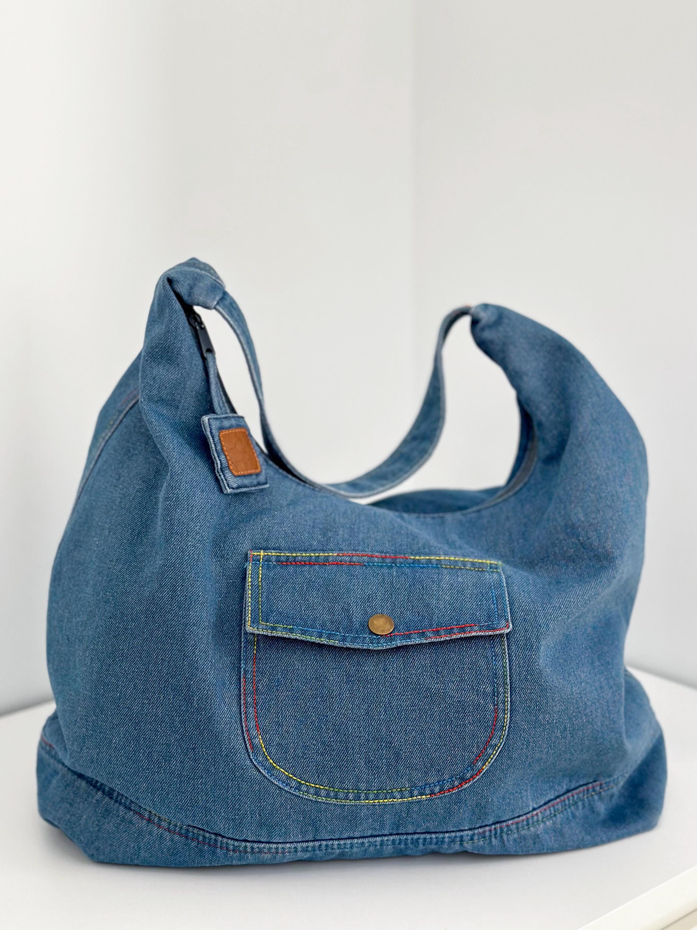 Borse a tracolla da Donna in Denim in saldo fino al