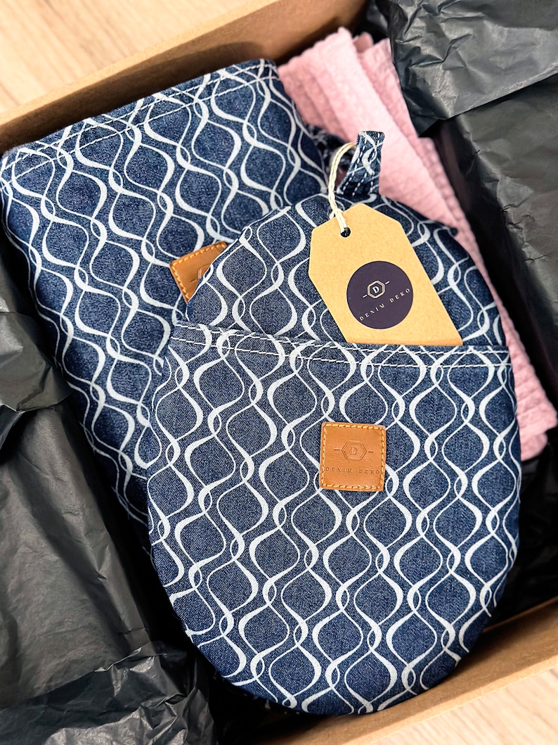 DenimDekoLT Oven Mitt and Pot Holder - Thumbnail 2
