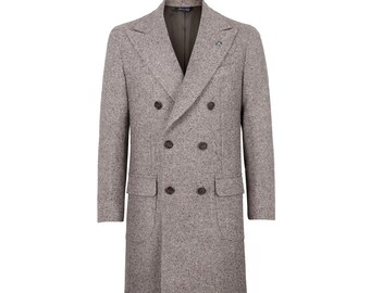 Man's coat-Stylish winter outerwear Classic men's fashion - Formal men's attire - Warm winter Jacket coat fashion for him - Made in italy