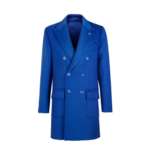 Cashmere Winter Coat | Luxury Mens Coat | Italian Handmade Coat | Double Breasted Coat | Designer Cashmere Coat