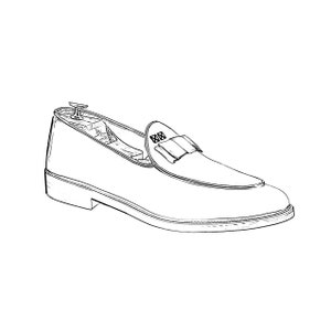 Patent Leather Loafers | Tuxedo Moccasin Shoes | Luxury Formal Loafers | Handmade Italian Shoes | Black Dress Moccasins image 7