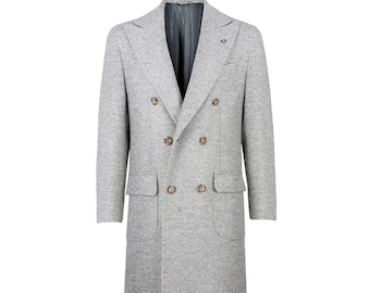 Man's coat-Stylish winter outerwear Classic men's fashion - Formal men's attire - Warm winter Jacket coat fashion for him - Made in italy