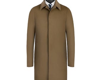 Man's coat-Stylish winter outerwear Classic men's fashion - Formal men's attire - Warm winter Jacket coat fashion for him - Made in italy