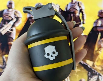 G6 Frag &quot;G&quot; Replica from Helldivers 2 – Hand-Painted 3D Printed Collectible Prop