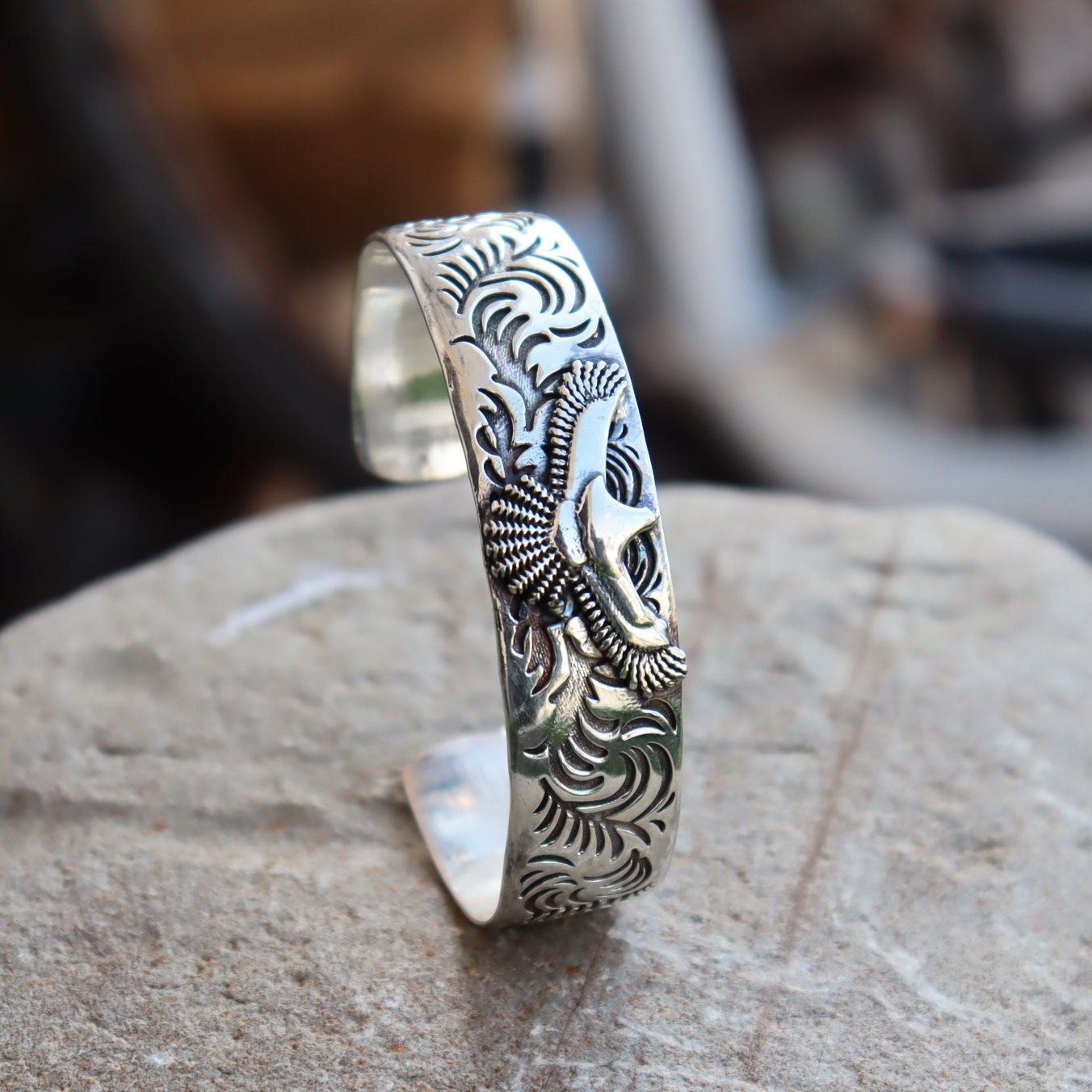 Hopi Silver Bracelet - Etsy
