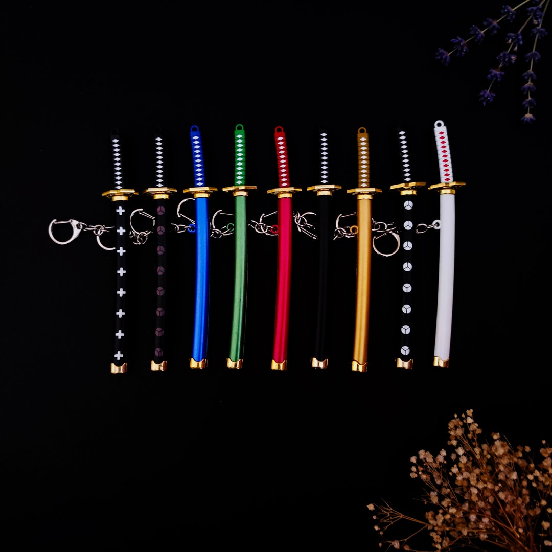 Samurai Katana Keychain/sword Keychains/keychain Collection/ninja Accessories/unique Gifts for
