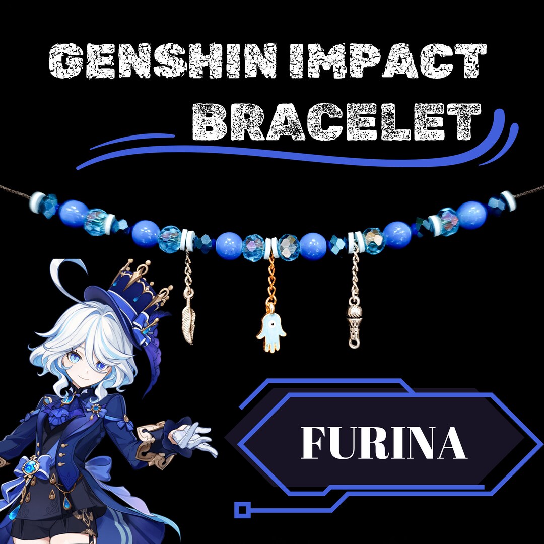 Genshin Impact Collier Et Bracelet Métal | 15 Pièces | Personnages Anime | Taille Réglable