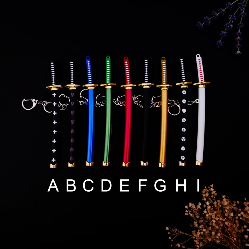 Samurai Katana Keychain/sword Keychains/keychain Collection/ninja Accessories/unique Gifts for