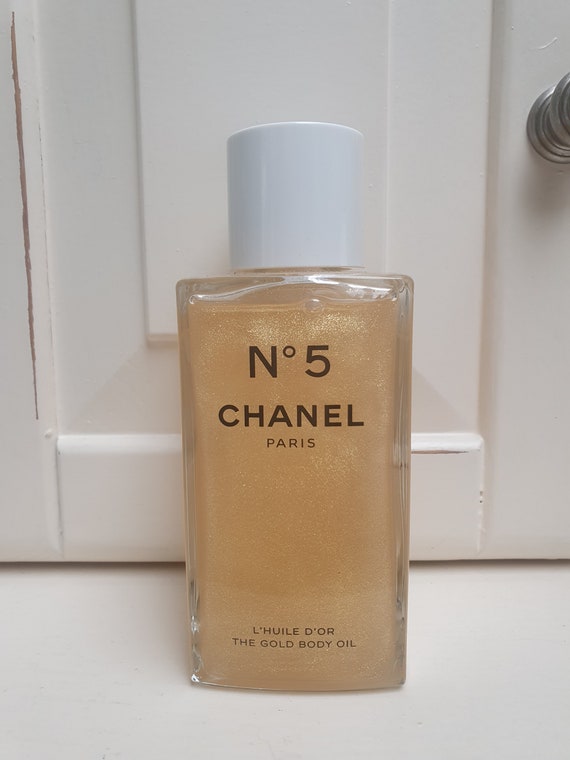 chanel number 5 gold body oil