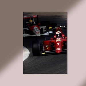 Formel 1 Poster, F1 Poster, F1 Print, Oldmoney, Formel 1 Rennstrecken, Ferrari, Digitaldruck, Home Decor