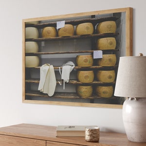 Ingelijste poster Italië kunst aan de muur Italië kaas foto Italië Home Decor Office Decor Italië kunst aan de muur Italië ingelijste Italië foto Italië minnaar cadeau