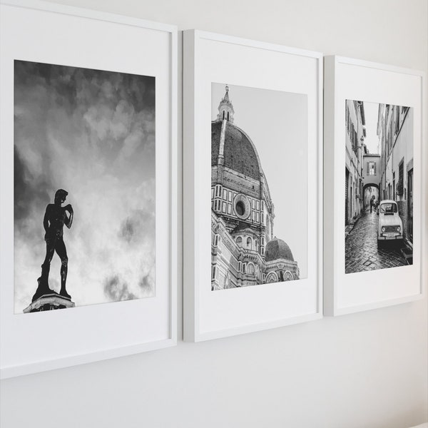 Italy Photo Frame Italy Black and White Photo Italy Frame Wall Art Framed Italian Photography Italy Real Photography Architecture Florence