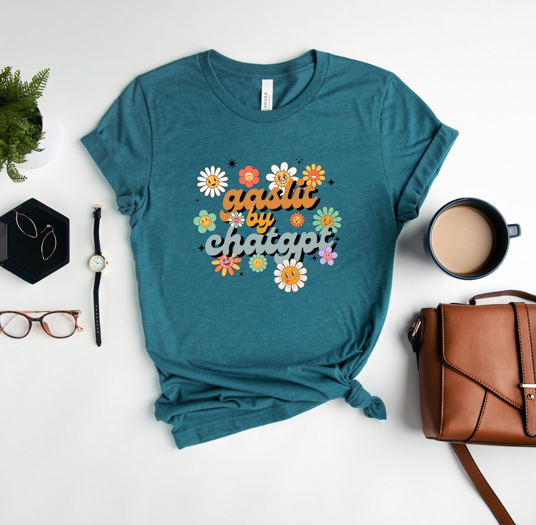 Gaslit by Chatgpt Shirt Funny Ai Tshirt for Chatgpt Therapy Fan Chatgpt ...