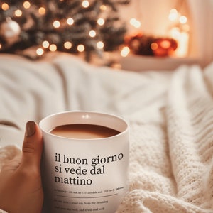 White Italy Mug White Dolce Far Niente Mug Dolce Far Niente Italian Saying Mug Italian Quote Mug Gift for Italy Lover Gift Italy Souvenir Christmas Gift Italy