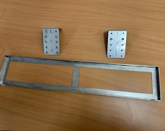 Drip tray mounting frame and brackets